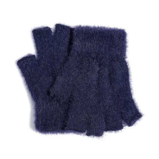 Solid color kids winter gloves