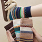 3Pcs Set Handmade Colorful Socks for Women – Winter Thick Soft Home Sleep Socks, Gift for Her