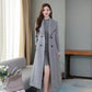 Elegant Thickened Woolen Coat – Double-Breasted Long Winter Outerwear
