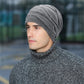 Men’s Big Size Winter Beanie | Warm Knit Hat with Ear Protection | Unisex Cozy Ski & Outdoor Cap
