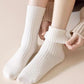 3 PCS Soft Cotton Warm Socks – Korean Style Cozy Striped Socks, Gift for Her | Best Friend Gift