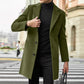 Men’s Wool Blend Trench Coat | 2025 Casual Business Overcoat