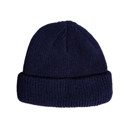 Warm Wool Beanie for Teens – Soft Black Knitted Winter Cap