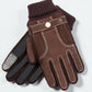 Men's Suede Touchscreen Gloves | Fleece Lined Winter Driving Gloves