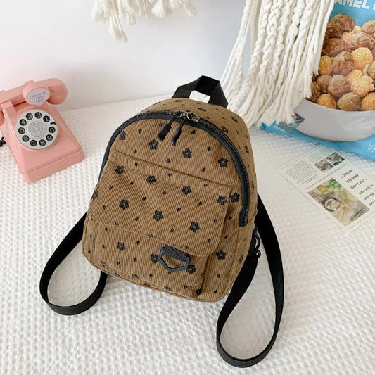 Velvet mimi backpack for girls - cute princess style