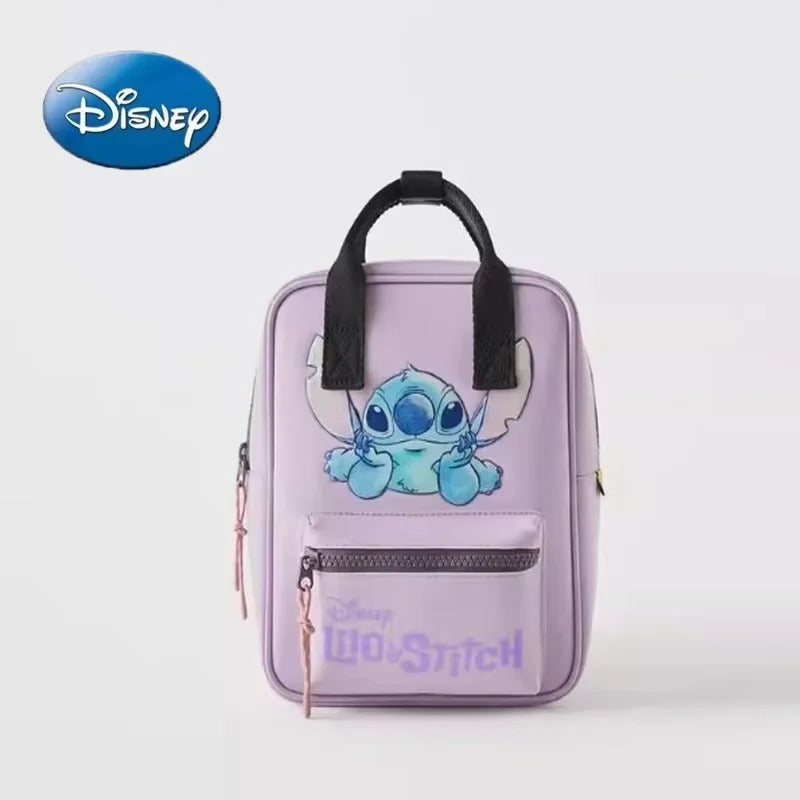 Cute Minnie style canvas backpack for girls