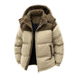 Warm outdoor parka for men