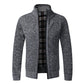 Men’s warm full-zip cardigan sweater