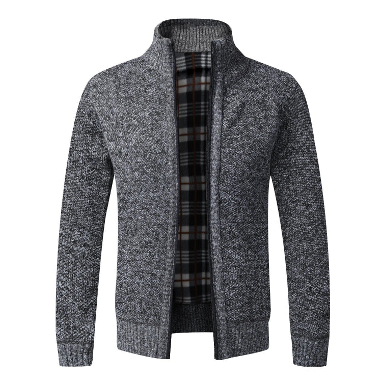 Men’s warm full-zip cardigan sweater