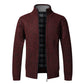 Men’s warm full-zip cardigan sweater