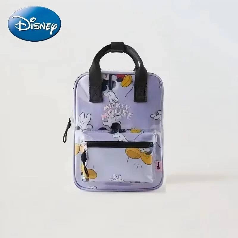 Cute Minnie style canvas backpack for girls