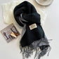 Korean style double-sided cashmere-feel wrap