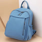 Waterproof Nylon Backpack Solid Color