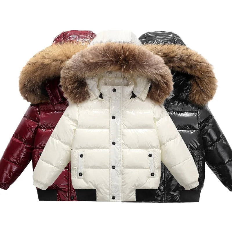 Children’s warm duck down outerwear