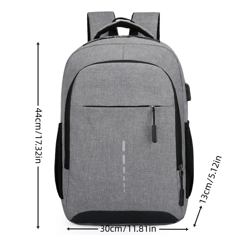 Nylon Business Laptop Backpack for Men and Women