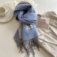 Men's Women’s solid color winter scarf