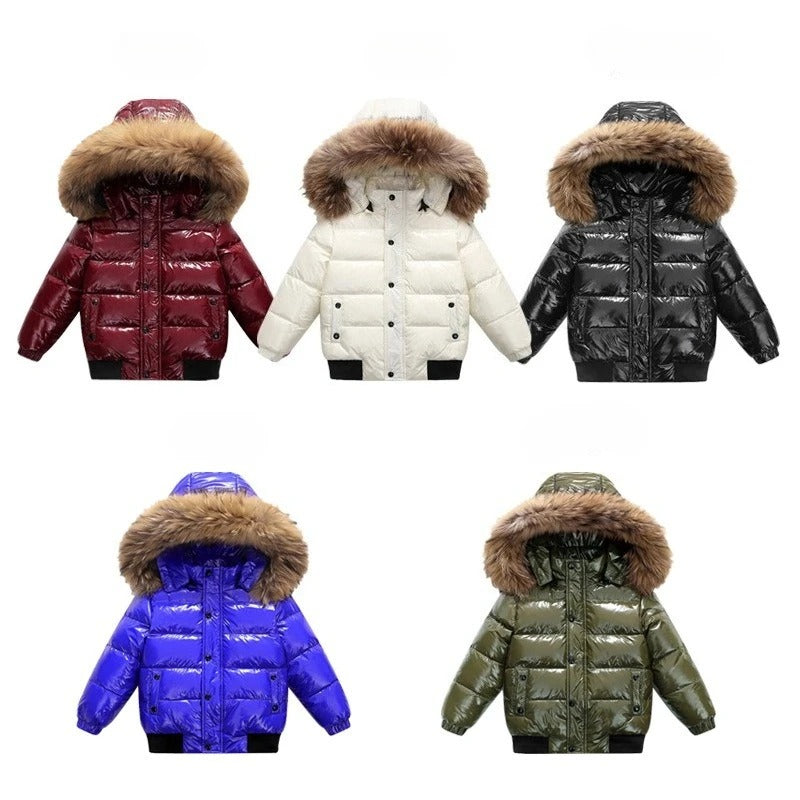 Children’s warm duck down outerwear