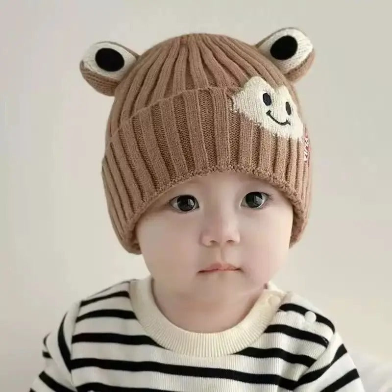 Unisex cartoon baby winter cap