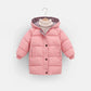 Boys and girls thick down jacket for cold weather