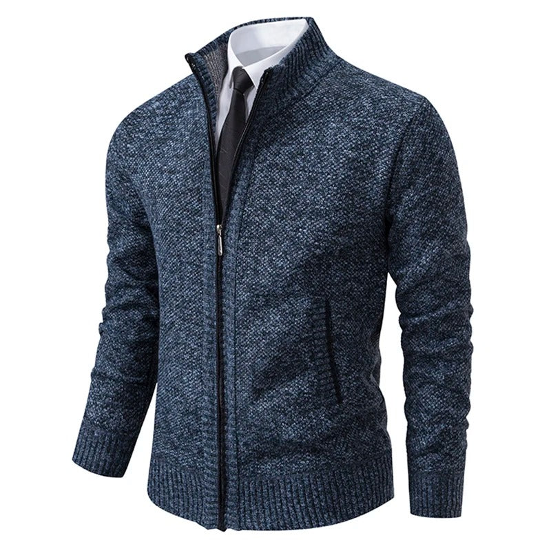Men’s winter warm zip cardigan