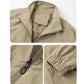 Full-zip men’s thick winter sweater coat