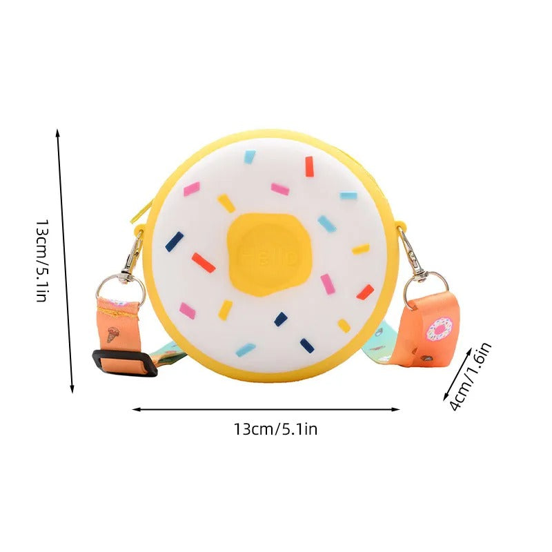 Mini travel bag for children - donut cute style