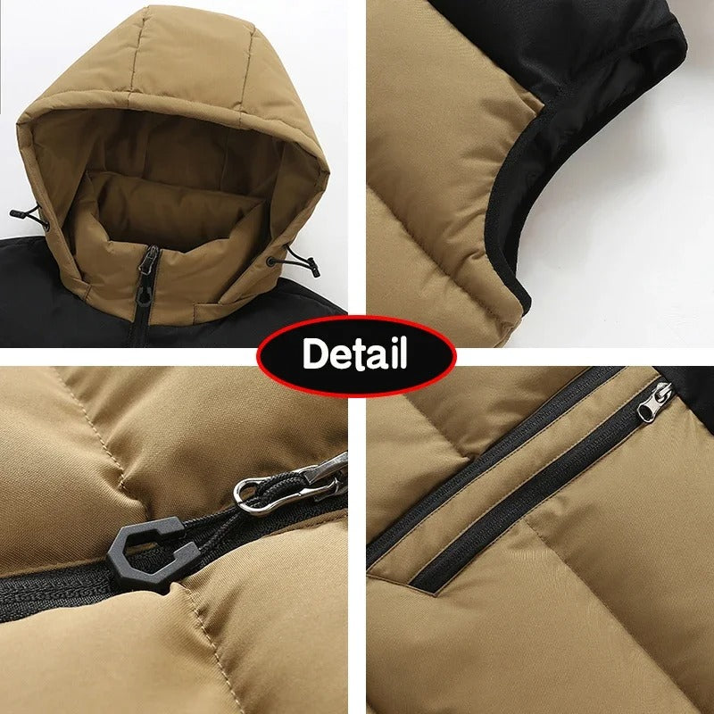 Windproof sleeveless jacket for men