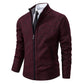 Solid color fleece jacket
