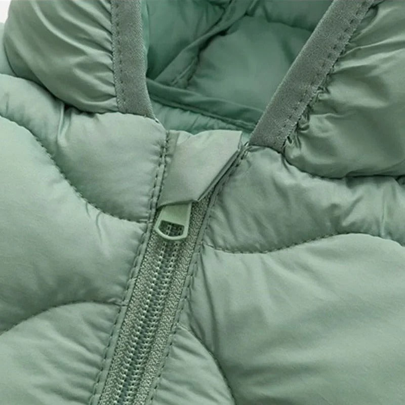 Toddler solid color winter vest