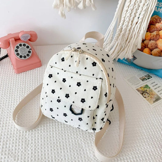 Velvet mimi backpack for girls - cute princess style