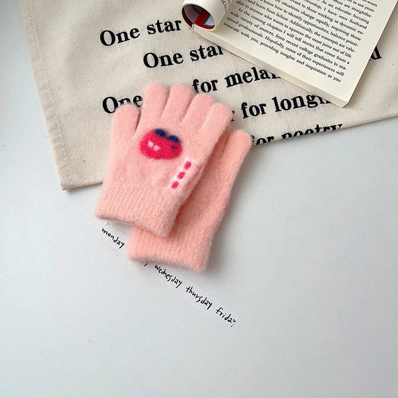 Unisex baby winter gloves for outdoor use