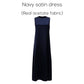 Women Winter Satin Dress Set