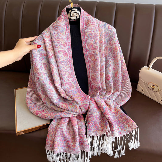 Women’s Luxury Cashmere Winter Scarf | Soft Pashmina Shawl 2025